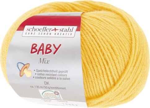 Pređa za pletenje Schoeller + Stahl Baby Mix 90166-16 Yellow Pređa za pletenje - 1