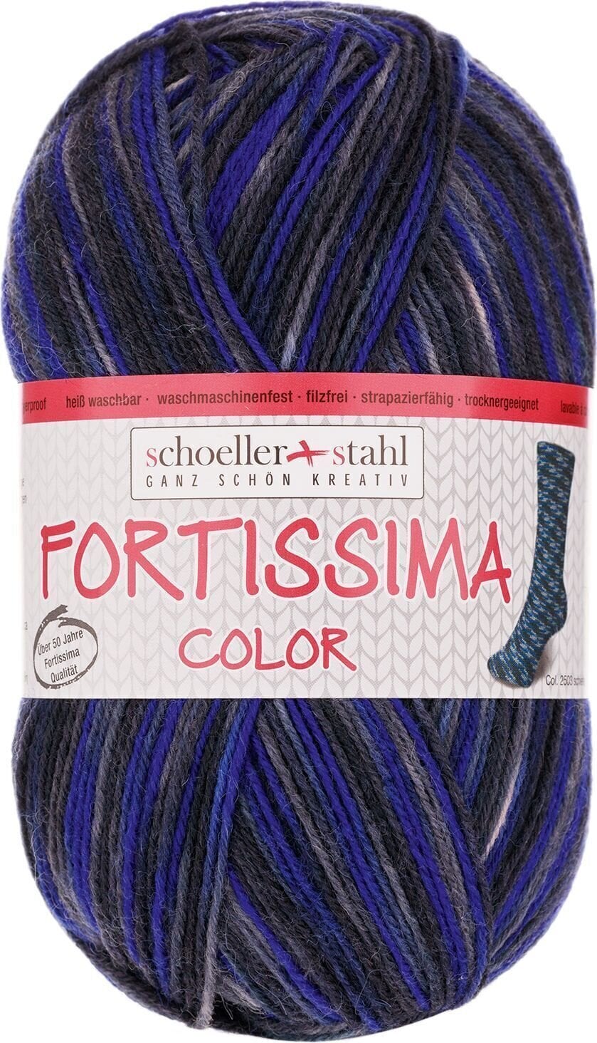 Fire de tricotat Schoeller + Stahl Fortissima Color 90028-2503 Slate Fire de tricotat