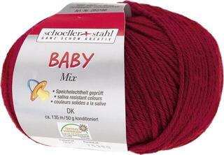 Knitting Yarn Schoeller + Stahl Baby Mix 90166-21 Wine Red Knitting Yarn