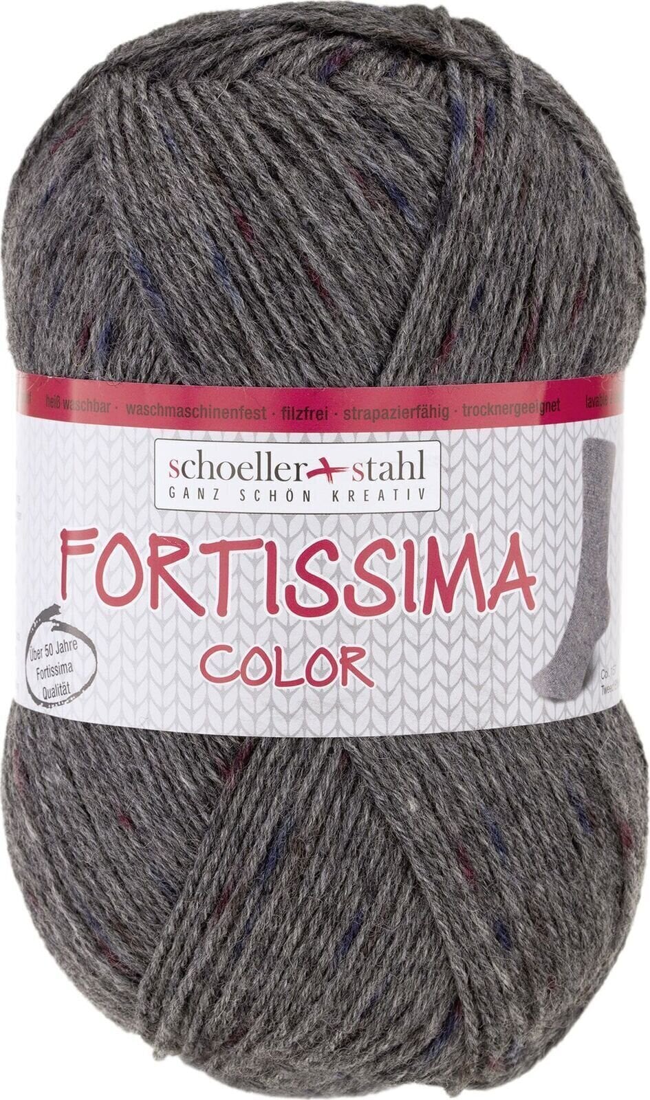 Fire de tricotat Schoeller + Stahl Fortissima Color 90005-576 Dark Grey Fire de tricotat