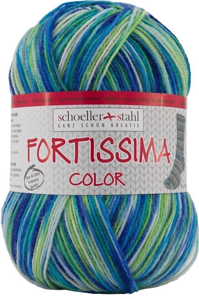 Pređa za pletenje Schoeller + Stahl Fortissima Color 90028-2472 Sapphire Pređa za pletenje