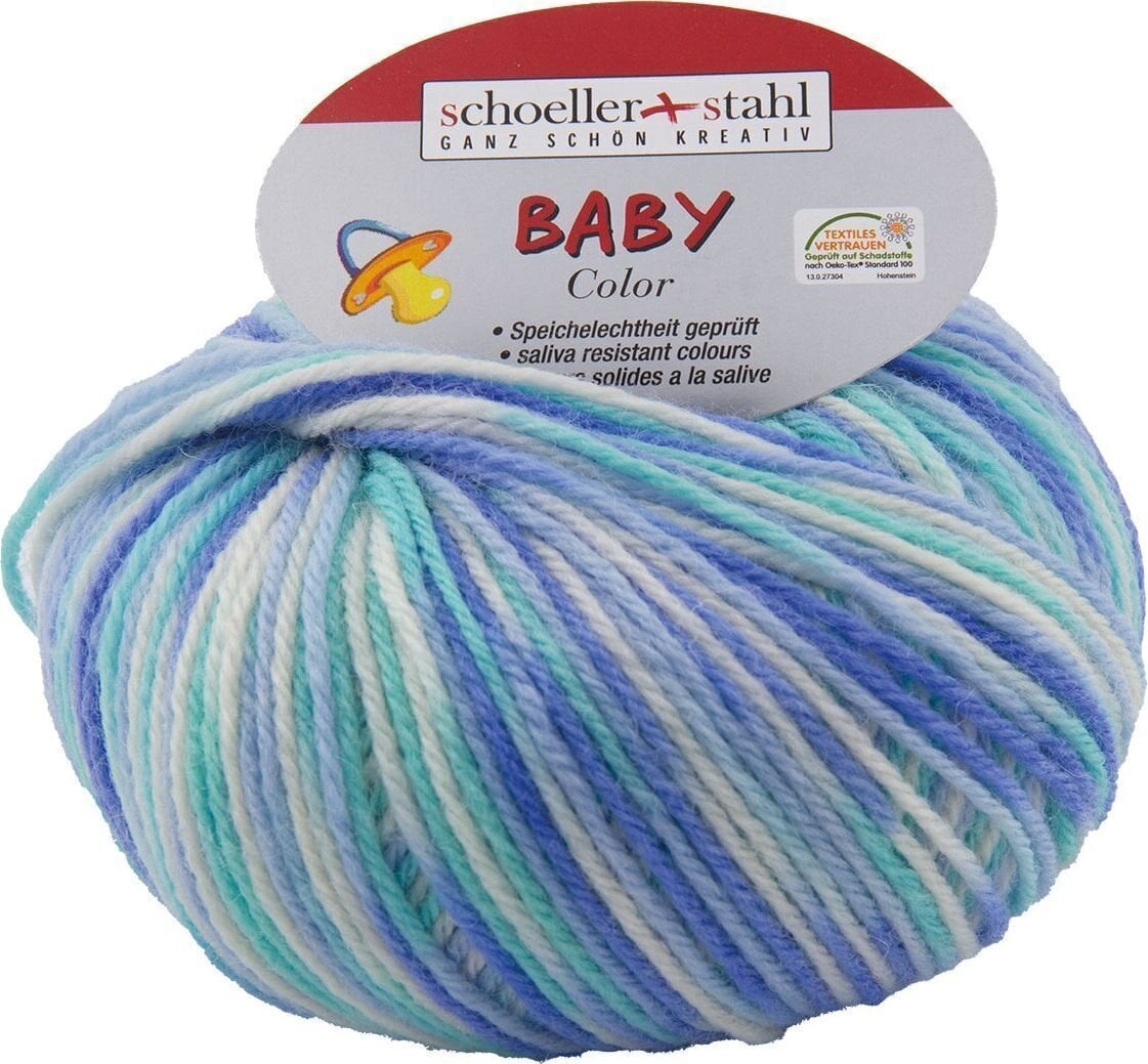 Pređa za pletenje Schoeller + Stahl Baby Color 93457-3993 Blue Pređa za pletenje