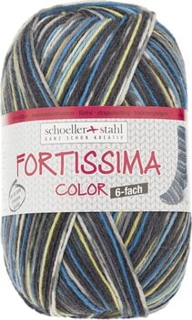 Pređa za pletenje Schoeller + Stahl Fortissima Color 6-fach 90008-160 Blue Multicolour Pređa za pletenje - 1