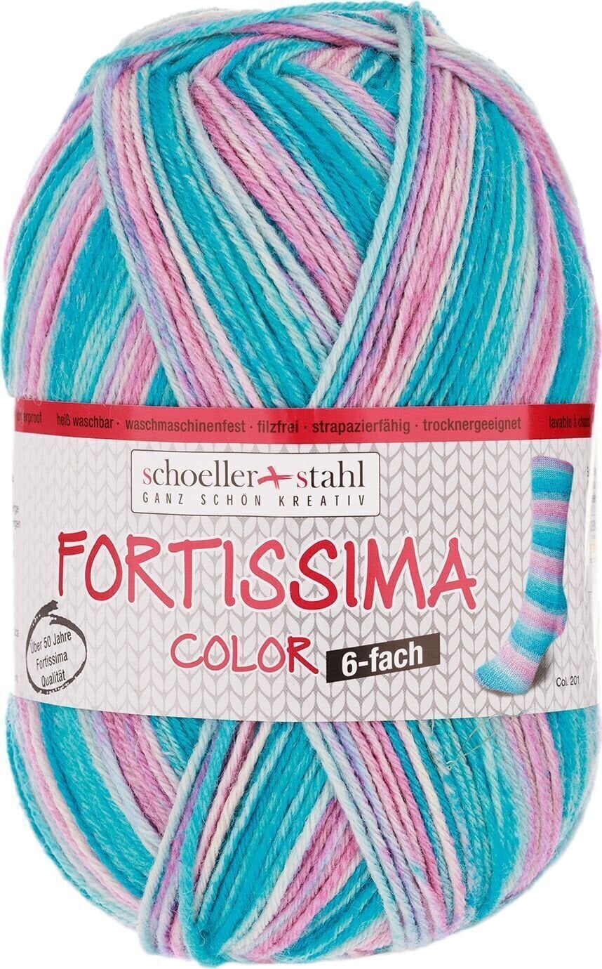 Pređa za pletenje Schoeller + Stahl Fortissima Color 6-fach 90008-201 Iris Pređa za pletenje