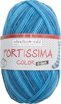 Pređa za pletenje Schoeller + Stahl Fortissima Color 6-fach 90008-471 Lapis Lazuli Pređa za pletenje - 1