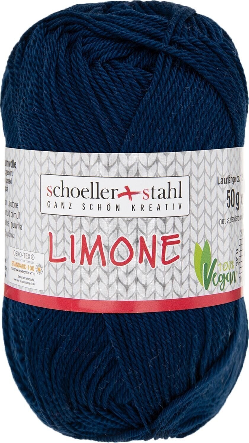 Pređa za pletenje Schoeller + Stahl Limone 90130-56 Navy Pređa za pletenje