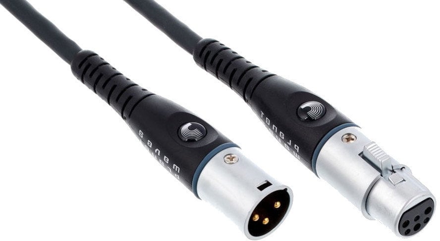 Câble pour microphone D'Addario Planet Waves PW M 10 Noir 3 m