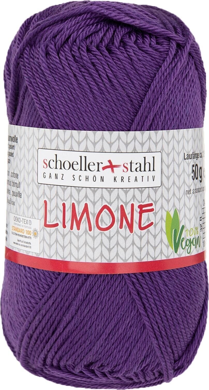Pređa za pletenje Schoeller + Stahl Limone 90130-123 Aubergine Pređa za pletenje