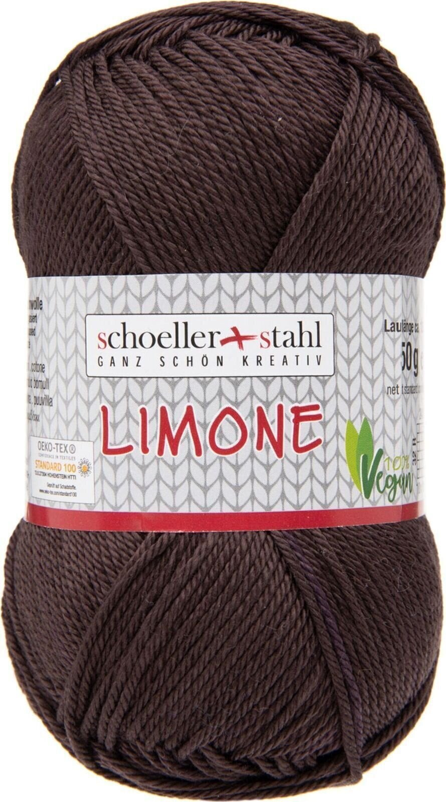 Pređa za pletenje Schoeller + Stahl Limone 90130-180 Coffee Pređa za pletenje