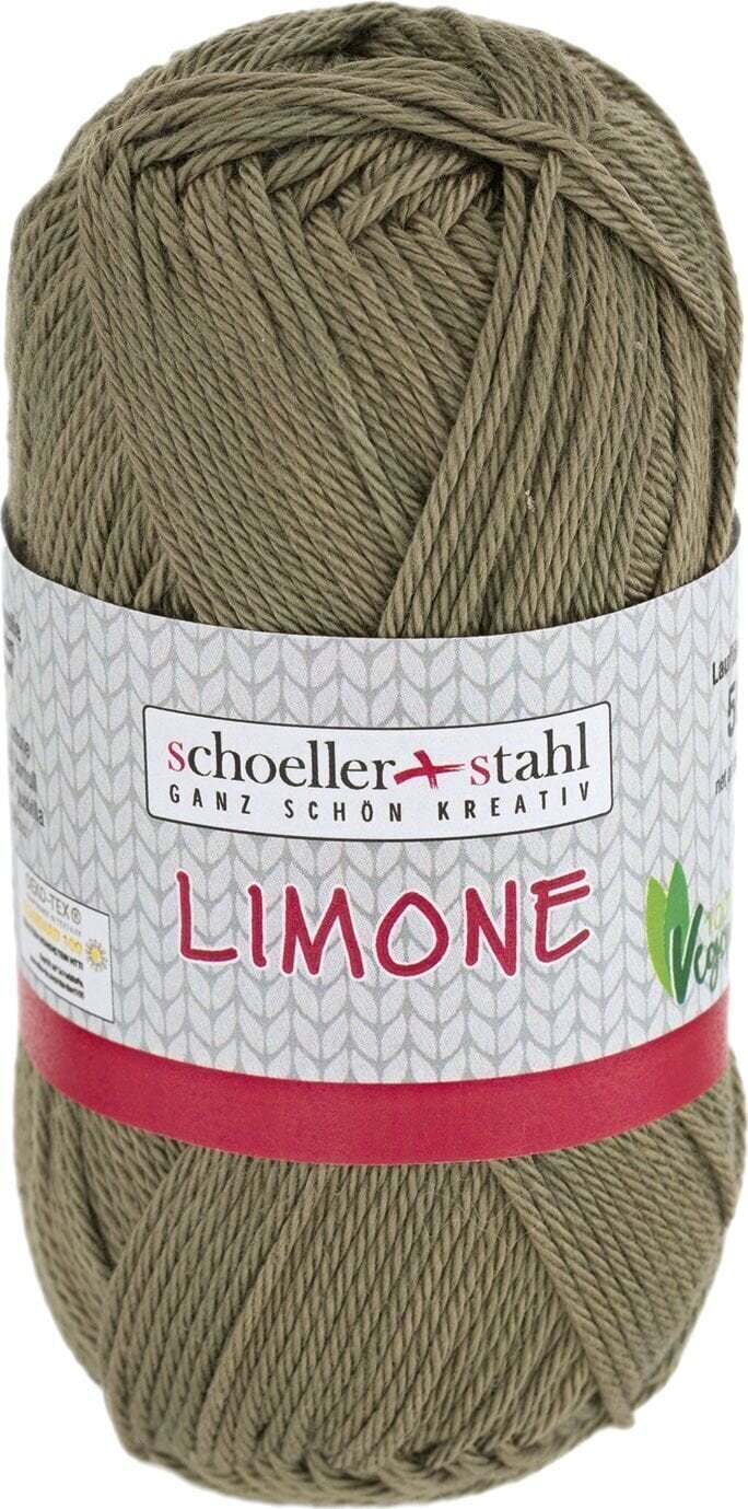 Pređa za pletenje Schoeller + Stahl Limone 90130-185 Khaki Pređa za pletenje