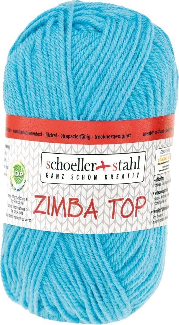 Pređa za pletenje Schoeller + Stahl Zimba Top 90137-8147 Kingfisher Pređa za pletenje