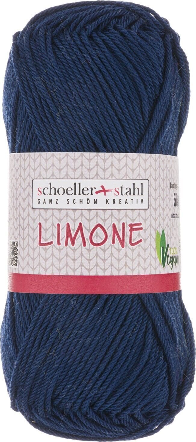 Pređa za pletenje Schoeller + Stahl Limone 90130-211 Navy Pređa za pletenje