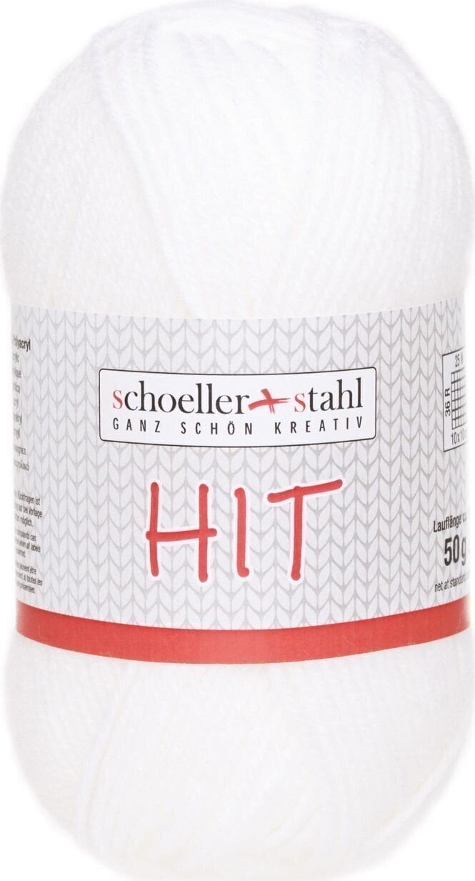 Pređa za pletenje Schoeller + Stahl Hit 93657-01 White Pređa za pletenje