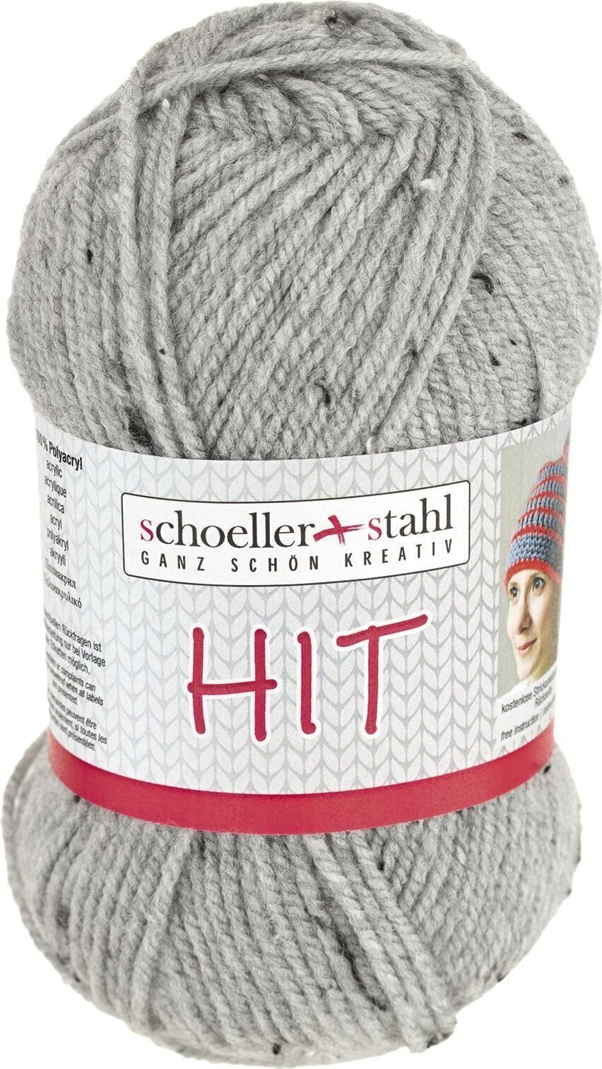 Pređa za pletenje Schoeller + Stahl Hit 93657-249 Grey tweed Pređa za pletenje