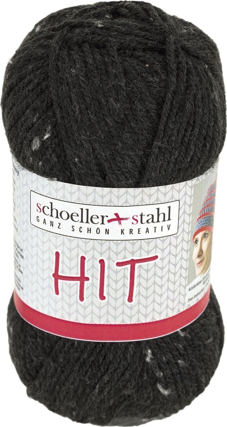 Pređa za pletenje Schoeller + Stahl Hit 93657-250 Anthracite tweed Pređa za pletenje