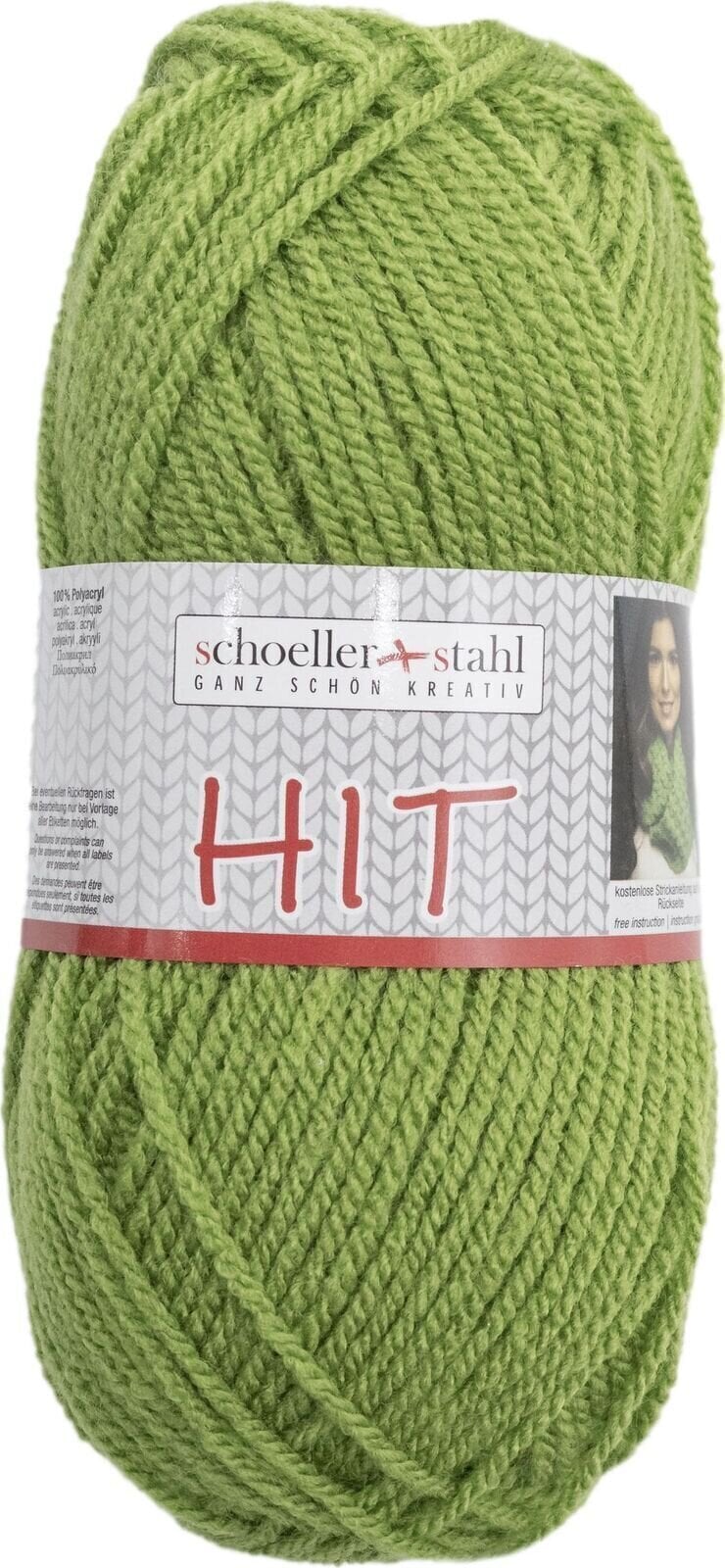 Knitting Yarn Schoeller + Stahl Hit 93657-257 Moss Knitting Yarn