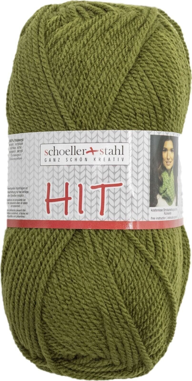 Pređa za pletenje Schoeller + Stahl Hit 93657-258 Olive Pređa za pletenje