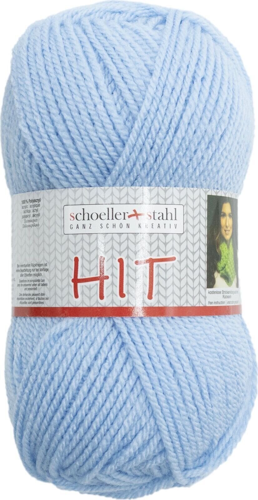 Pređa za pletenje Schoeller + Stahl Hit 93657-261 Ice Blue Pređa za pletenje