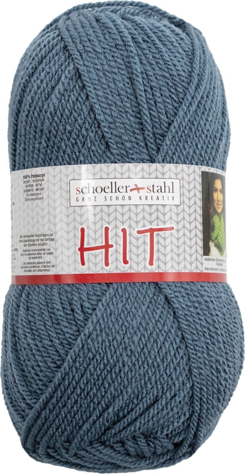 Fire de tricotat Schoeller + Stahl Hit 93657-264 Smoke Blue Fire de tricotat