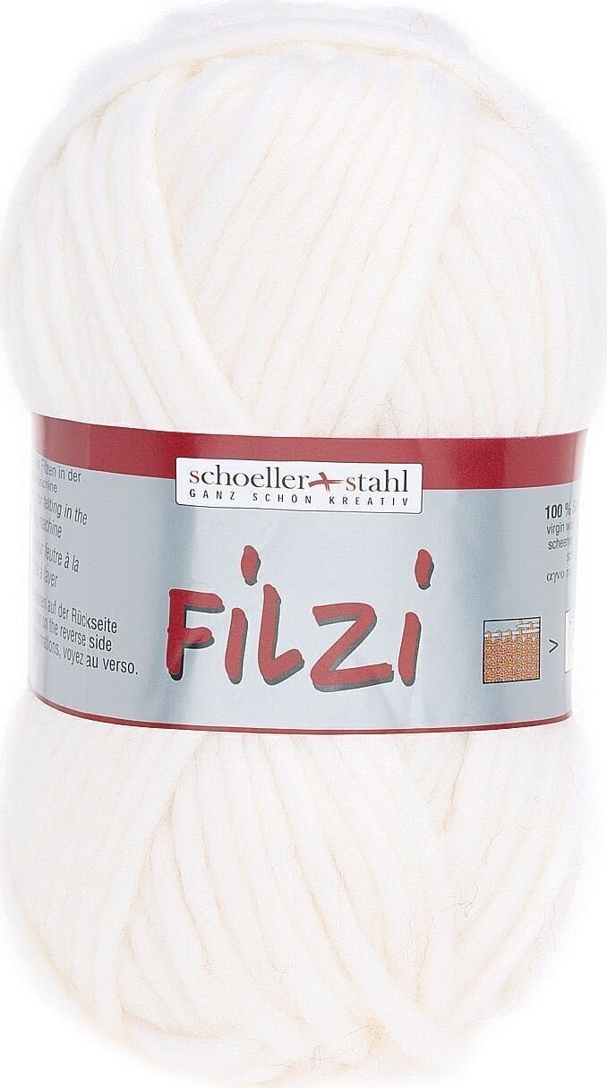 Pređa za pletenje Schoeller + Stahl Filzi 90119-01 White Pređa za pletenje