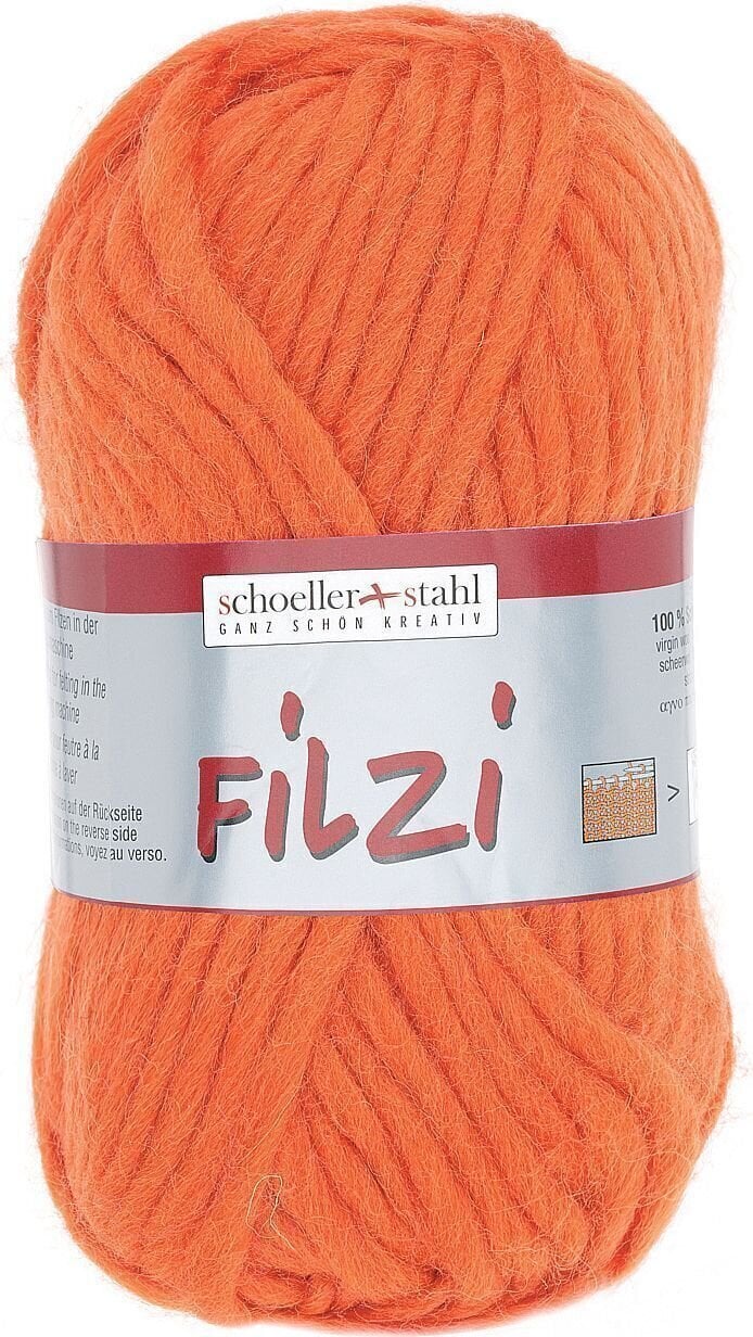 Pređa za pletenje Schoeller + Stahl Filzi 90119-07 Orange Pređa za pletenje