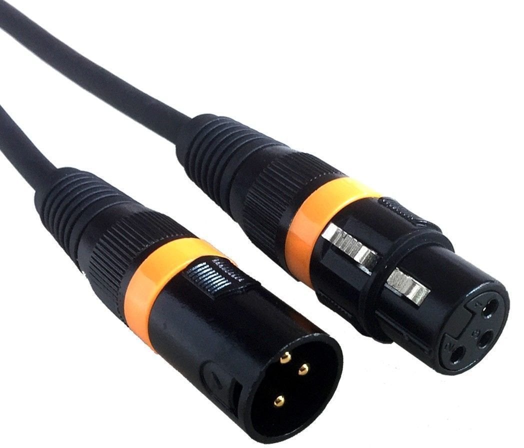 Kabel za DMX svjetlo ADJ AC-DMX3/1,5 3 p. XLRm/3 p. XLRf 1,5m DMX