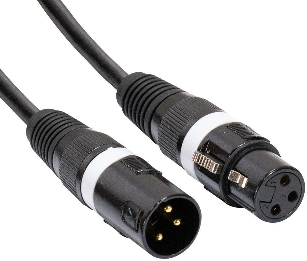 Kabel k DMX světlu ADJ AC-DMX3/3 3 p. XLRm/3 p. XLRf 3m DMX