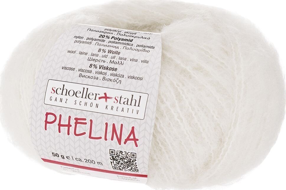 Filati per maglieria Schoeller + Stahl Phelina 91290-01 White Filati per maglieria