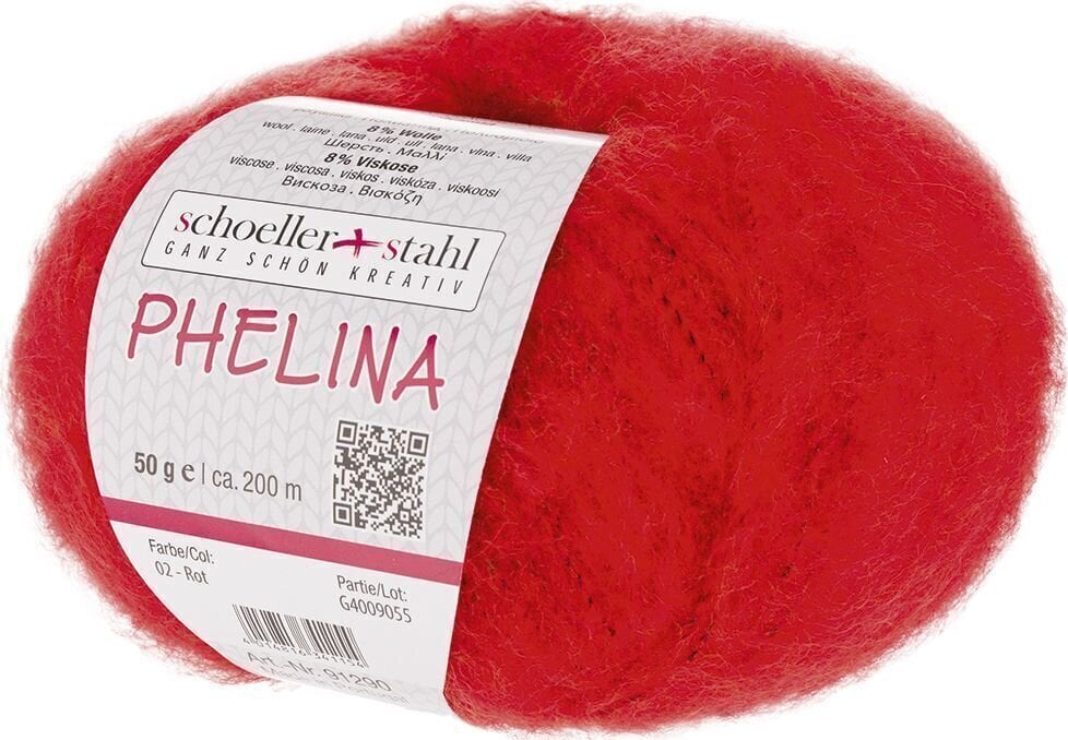 Pređa za pletenje Schoeller + Stahl Phelina 91290-02 Red Pređa za pletenje
