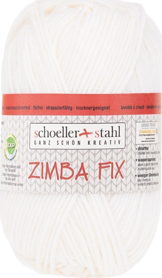 Pređa za pletenje Schoeller + Stahl Zimba Fix 90138-20 White Pređa za pletenje