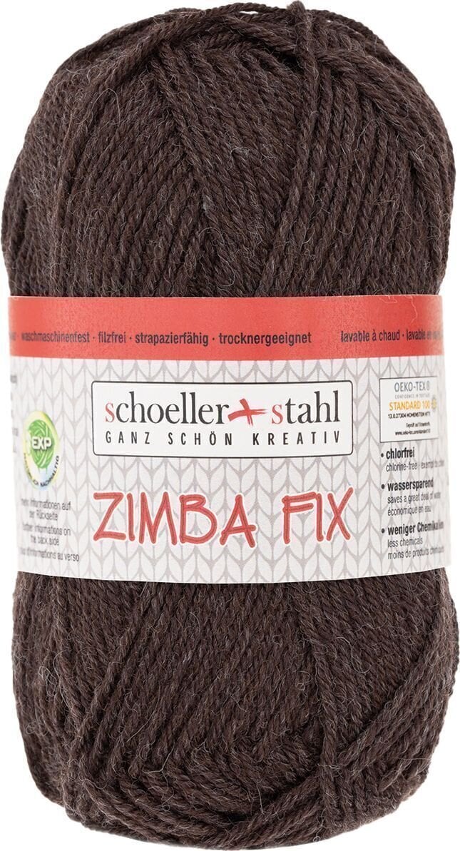 Pređa za pletenje Schoeller + Stahl Zimba Fix 90138-59 Brown Mottled Pređa za pletenje