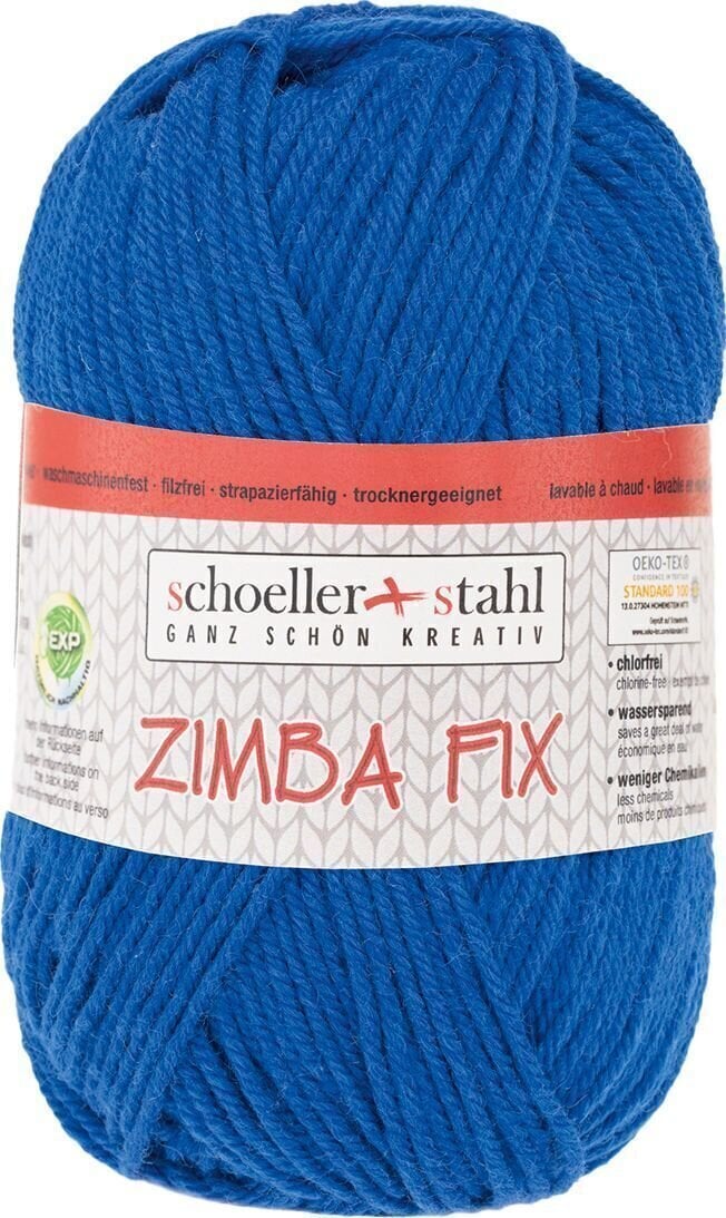 Pređa za pletenje Schoeller + Stahl Zimba Fix 90138-854 Royal Blue Pređa za pletenje
