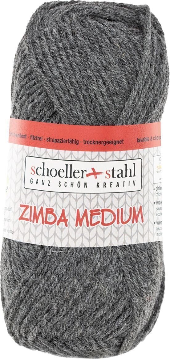 Pređa za pletenje Schoeller + Stahl Zimba Medium 90139-03 Grey Mottled Pređa za pletenje