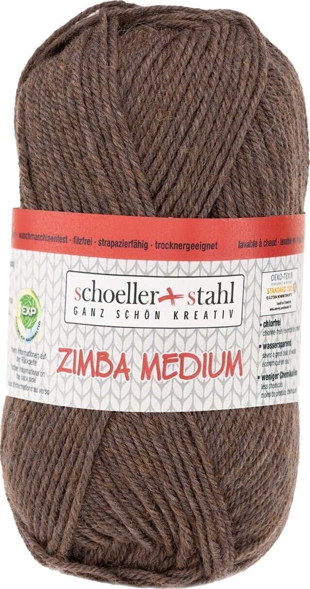 Pređa za pletenje Schoeller + Stahl Zimba Medium 90139-66 Coffee Mottled Pređa za pletenje