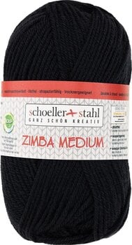 Pređa za pletenje Schoeller + Stahl Zimba Medium 90139-121 Black Pređa za pletenje - 1
