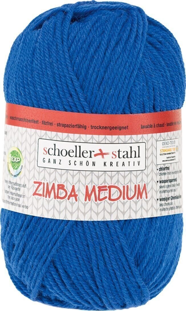 Pređa za pletenje Schoeller + Stahl Zimba Medium 90139-854 Royal Blue Pređa za pletenje