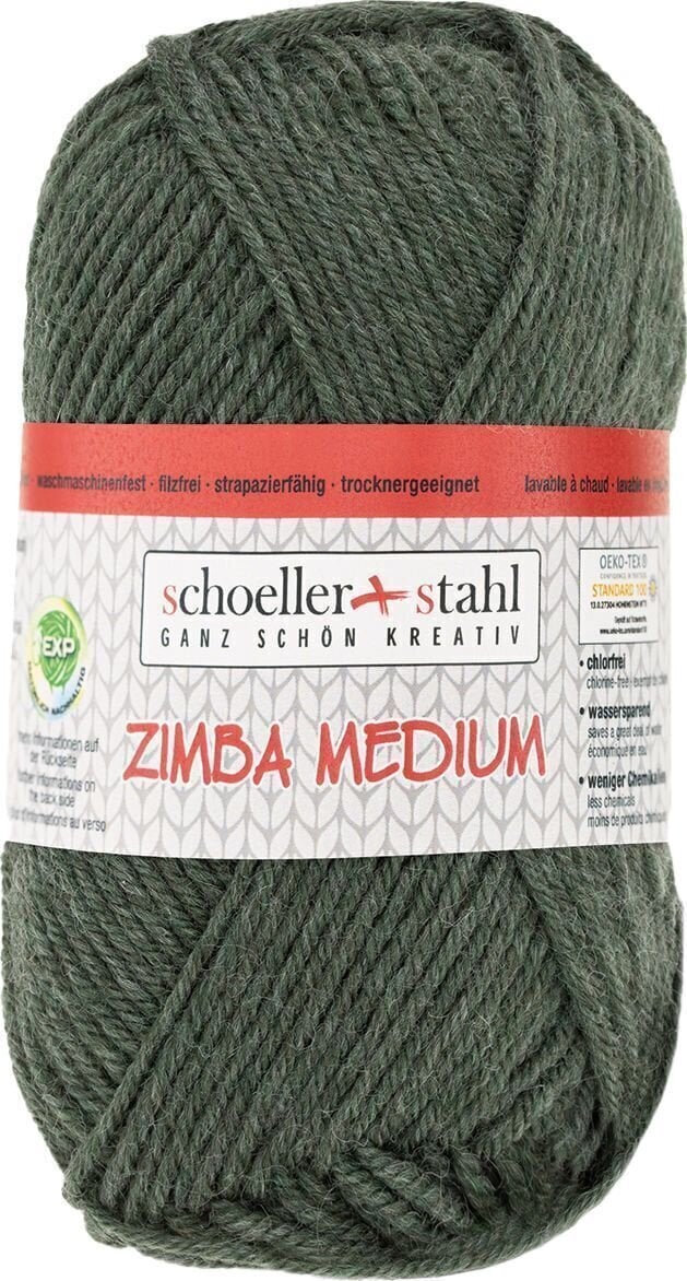 Pređa za pletenje Schoeller + Stahl Zimba Medium 90139-1007 Green Mottled Pređa za pletenje