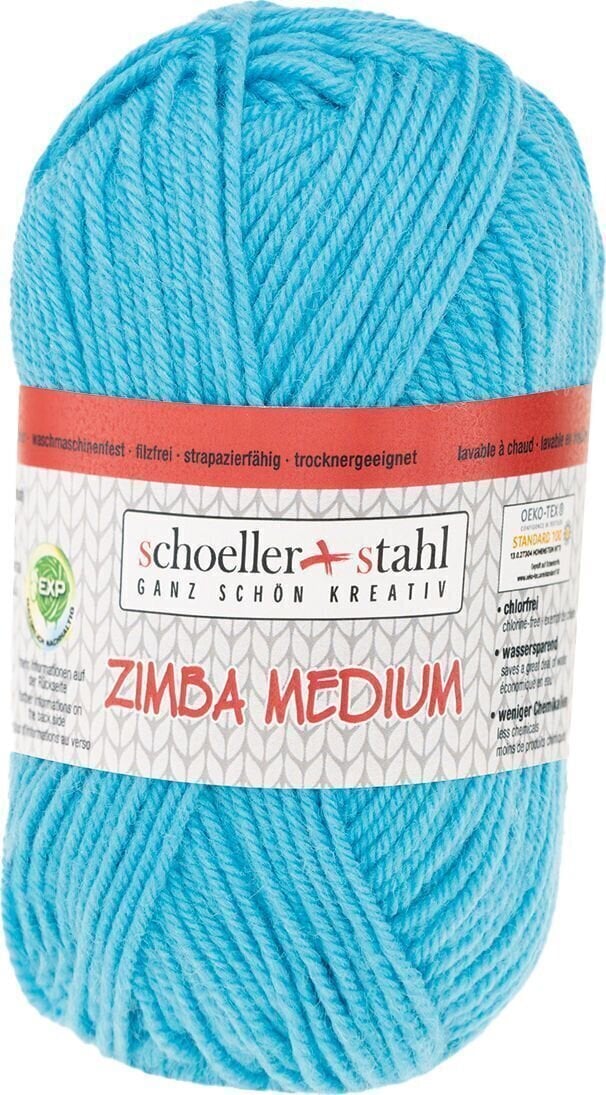 Pređa za pletenje Schoeller + Stahl Zimba Medium 90139-8147 Kingfisher Pređa za pletenje