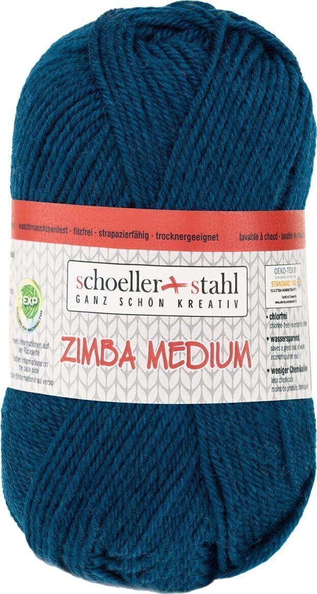 Pređa za pletenje Schoeller + Stahl Zimba Medium 90139-8168 Dark Petrol Pređa za pletenje