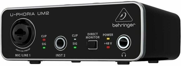 USB-audio-interface - geluidskaart Behringer UM2 U-Phoria - 1