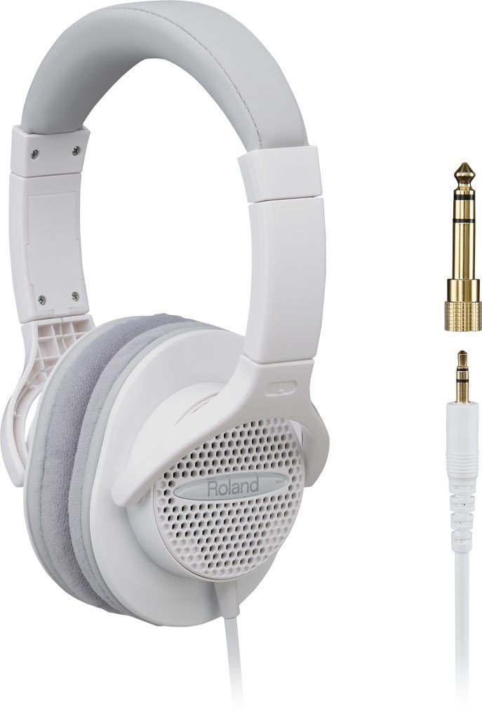 On-ear hoofdtelefoon Roland RH-A7 White Stereo Headphone