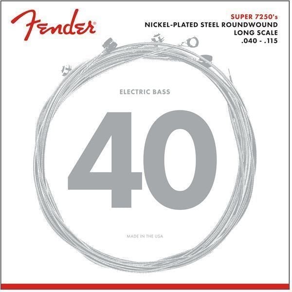 Bassguitar strings Fender Super 72505 40-115