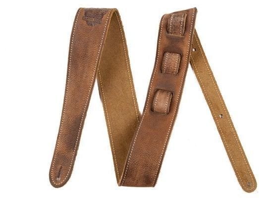 Leather guitar strap Fender Road Worn Leather guitar strap Brown