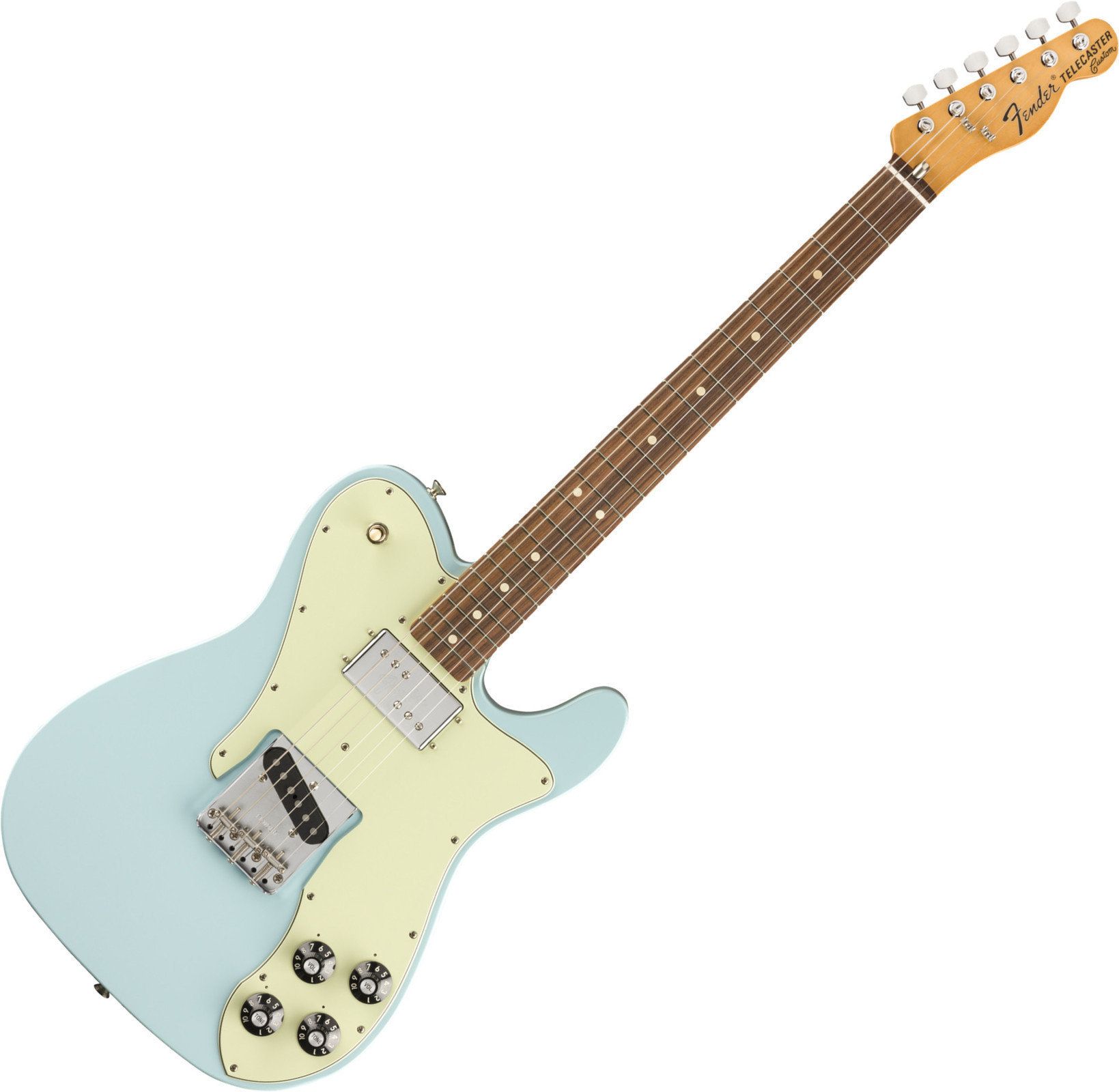 Electric guitar Fender Vintera 70s Telecaster Custom PF Sonic Blue