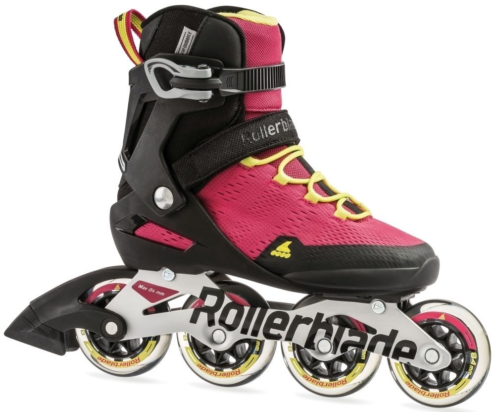 Pattini in linea Rollerblade Spark 84 W Strawberry/Lime 24,5/38,5