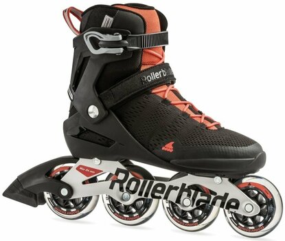 Roller Skates Rollerblade Spark 84 ST Black/Luminous Red 27/42 - 1