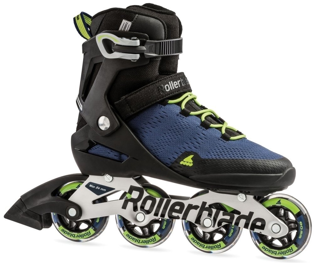Roller Skates Rollerblade Spark 80 ST Blue Dusk/Green 28,5/44