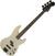 Bajo de 4 cuerdas Fender Duff McKagan P-Bass RW Pearl White Black Painted Neck
