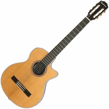 Classical Guitar with Preamp Epiphone CEC Coupe Antique Natural - 1