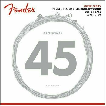 Snaren voor basgitaar Fender Super 7250 Bass Strings 45-100 - 1